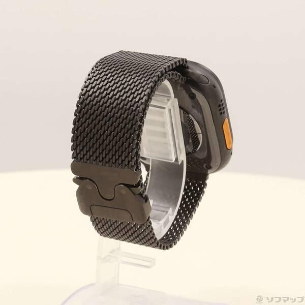 〔中古〕Apple(アップル) Apple Watch Ultra 2 GPS + Cellular 49mm ブラックチタニウムケース ブラックチタニウムミラネーゼループ〔348-ud〕 |  | 02