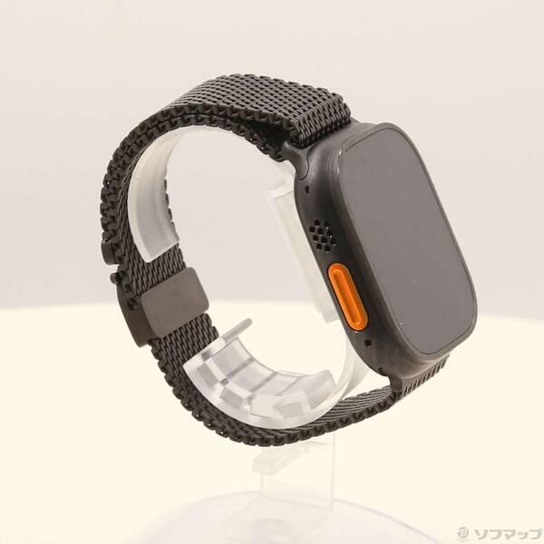 〔中古〕Apple(アップル) Apple Watch Ultra 2 GPS + Cellular 49mm ブラックチタニウムケース ブラックチタニウムミラネーゼループ〔348-ud〕 |  | 03