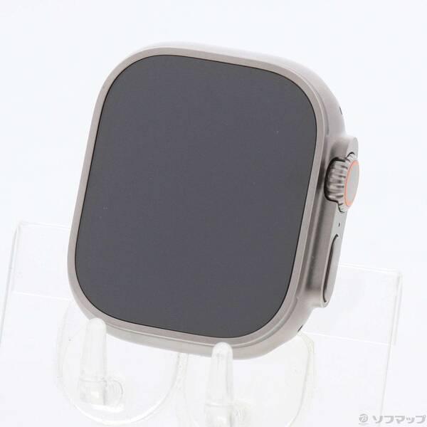 〔中古〕Apple(アップル) Apple Watch Ultra 2 GPS + Cellular 49mm チタニウムケース ブルーオーシャンバンド〔348-ud〕 | 