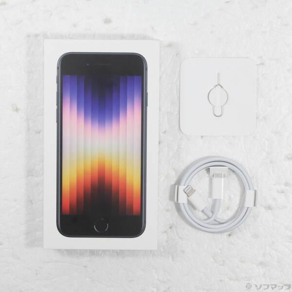 中古〕Apple(アップル) iPhone SE 第3世代 256GB ミッドナイト MMYJ3J