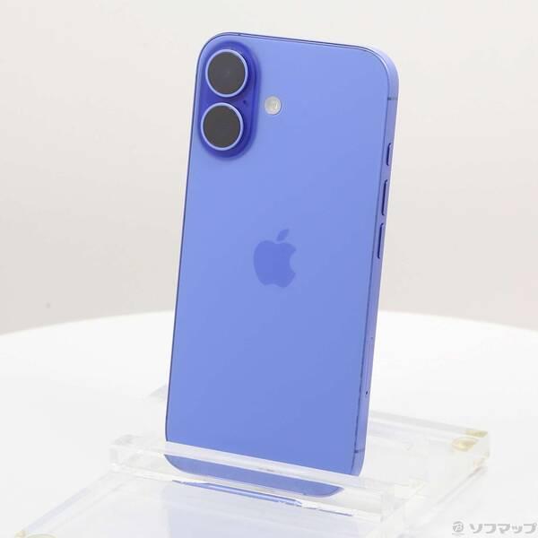 〔中古〕Apple(アップル) iPhone16 256GB ウルトラマリン MYE03J／A SIMフリー〔295-ud〕 | 