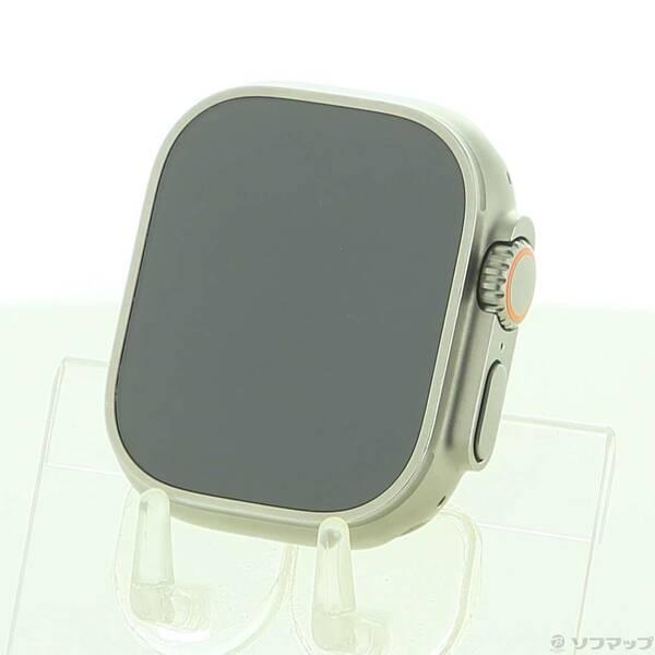 〔中古〕Apple(アップル) Apple Watch Ultra GPS + Cellular 49mm チタニウムケース バンド無し〔297-ud〕 | 