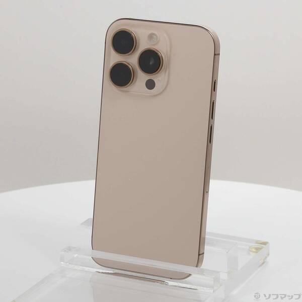 〔中古〕Apple(アップル) iPhone16 Pro 256GB デザートチタニウム MYN23J／A SIMフリー〔269-ud〕 | 