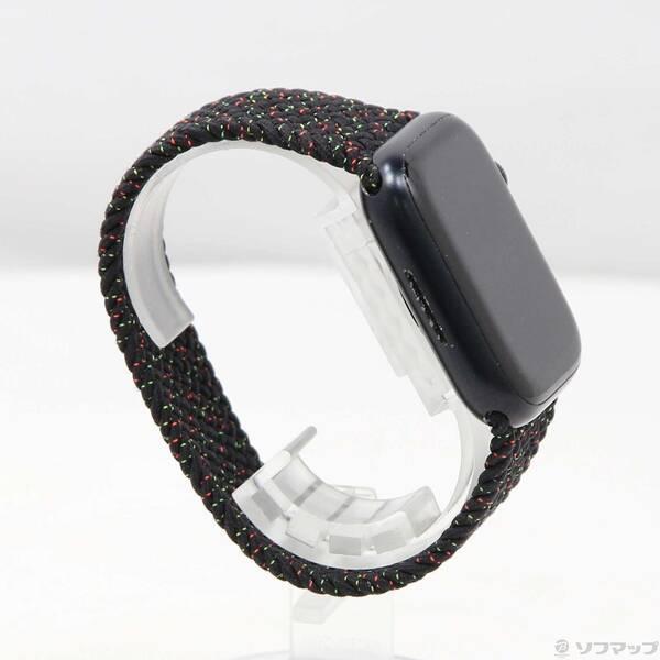 〔中古〕Apple(アップル) Apple Watch Series 8 GPS 45mm ミッドナイトアルミニウムケース ブラックユニティブレイデッドソロループ〔377-ud〕 |  | 03