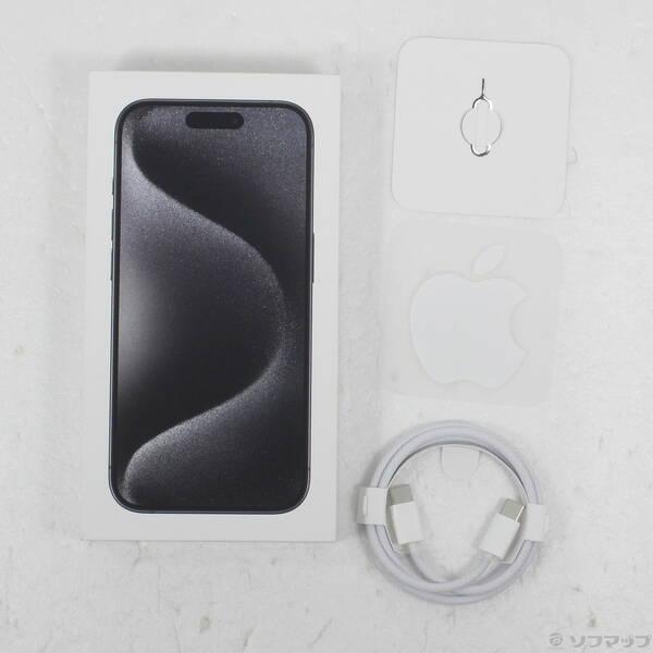 中古〕Apple(アップル) iPhone15 Pro 128GB ブラックチタニウム MTU73J