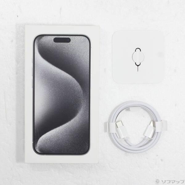 〔中古〕Apple(アップル) iPhone15 Pro 128GB ホワイトチタニウム MTU83J／A SIMフリー〔349-ud〕 |  | 04