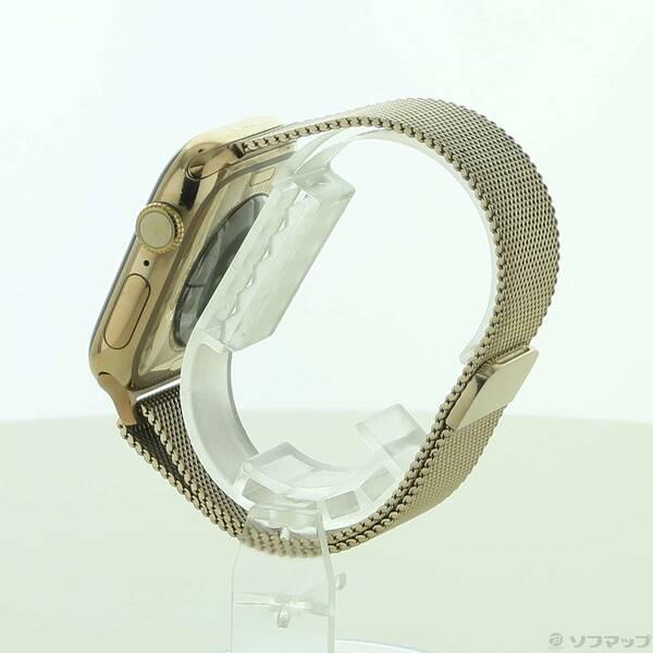 〔中古〕Apple(アップル) Apple Watch Series 10 GPS + Cellular 42mm ゴールドチタニウムケース ゴールドミラネーゼループ〔295-ud〕 |  | 01
