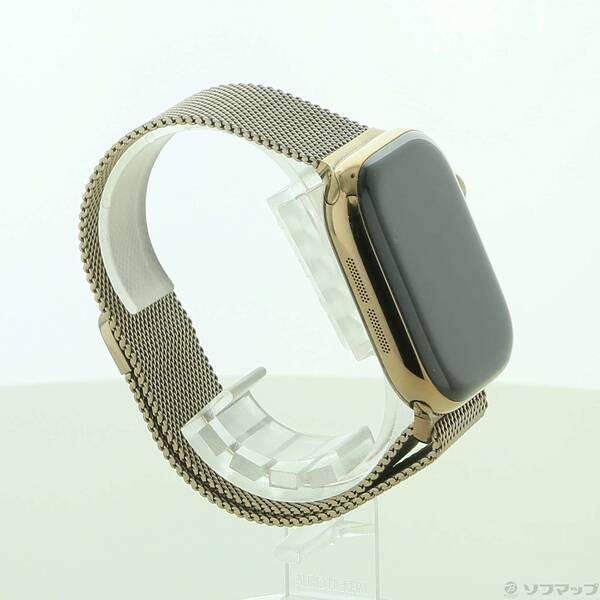 〔中古〕Apple(アップル) Apple Watch Series 10 GPS + Cellular 42mm ゴールドチタニウムケース ゴールドミラネーゼループ〔295-ud〕 |  | 03