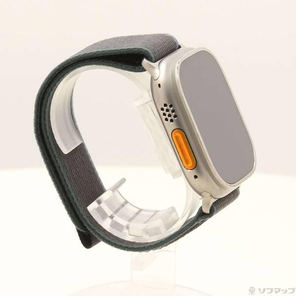 〔中古〕Apple(アップル) Apple Watch Ultra 2 GPS + Cellular 49mm チタニウムケース ブルー／ブラックトレイルループ〔352-ud〕 |  | 03