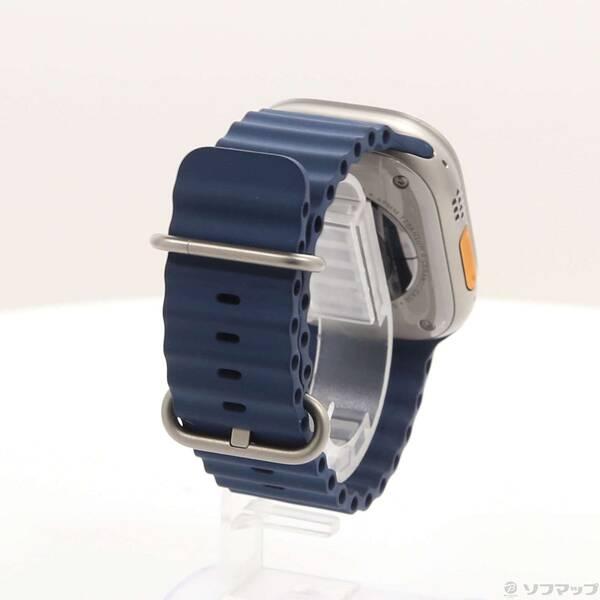 〔中古〕Apple(アップル) Apple Watch Ultra 2 GPS + Cellular 49mm チタニウムケース ブルーオーシャンバンド〔276-ud〕 |  | 02