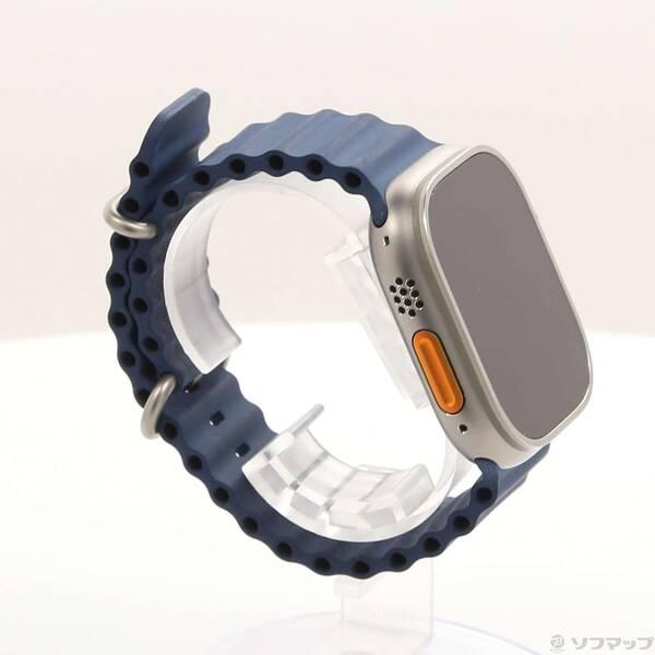 〔中古〕Apple(アップル) Apple Watch Ultra 2 GPS + Cellular 49mm チタニウムケース ブルーオーシャンバンド〔276-ud〕 |  | 03