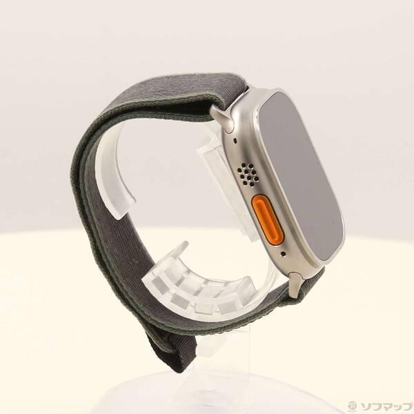 〔中古〕Apple(アップル) Apple Watch Ultra 2 GPS + Cellular 49mm チタニウムケース ブルー／ブラックトレイルループ〔377-ud〕 |  | 03