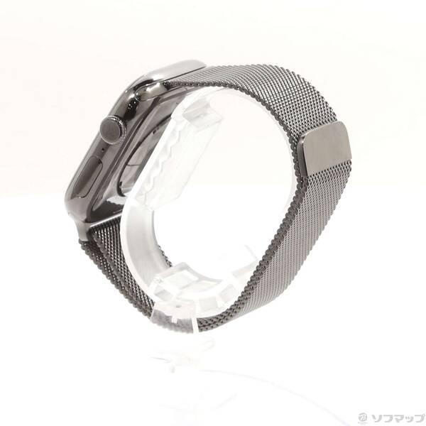 〔中古〕Apple(アップル) Apple Watch Series 11 GPS + Cellular 46mm スレートチタニウムケース スレートミラネーゼループ〔377-ud〕の画像