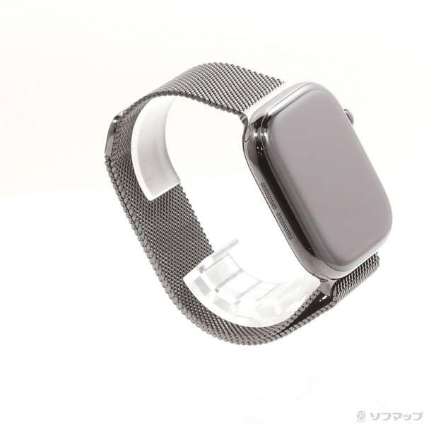 〔中古〕Apple(アップル) Apple Watch Series 11 GPS + Cellular 46mm スレートチタニウムケース スレートミラネーゼループ〔377-ud〕の画像