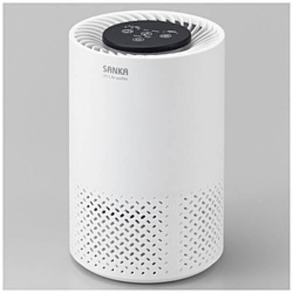 〔中古〕サンカ 〔展示品〕 除菌空気清浄機 5畳用 ホワイト SAP-1100 ［車載・省スペース用 ／PM2.5対応］〔198-ud〕 | 
