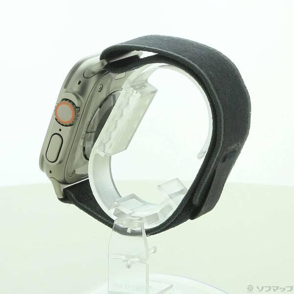 〔中古〕Apple(アップル) Apple Watch Ultra 2 GPS + Cellular 49mm ナチュラルチタニウムケース ブラックトレイルループ〔348-ud〕 |  | 01