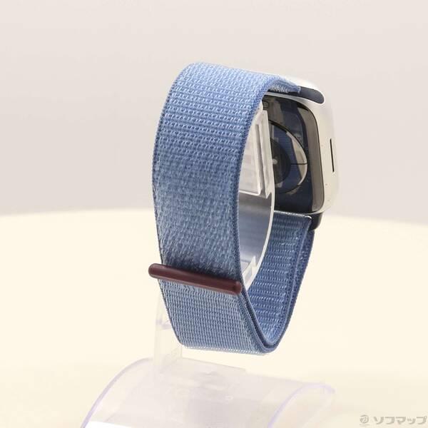 〔中古〕Apple(アップル) Apple Watch Series 9 GPS 45mm シルバーアルミニウムケース ウィンターブルースポーツループ〔344-ud〕 |  | 02
