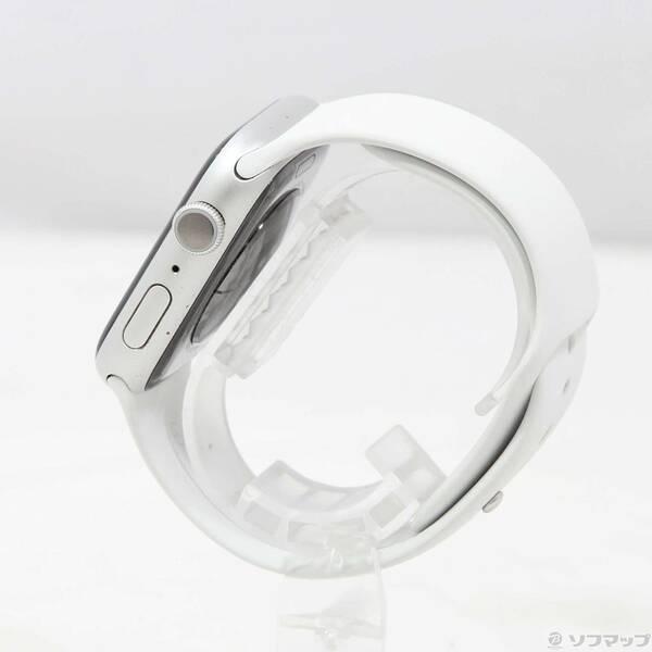 〔中古〕Apple(アップル) Apple Watch Series 8 GPS 45mm シルバーアルミニウムケース ホワイトスポーツバンド〔377-ud〕 |  | 01