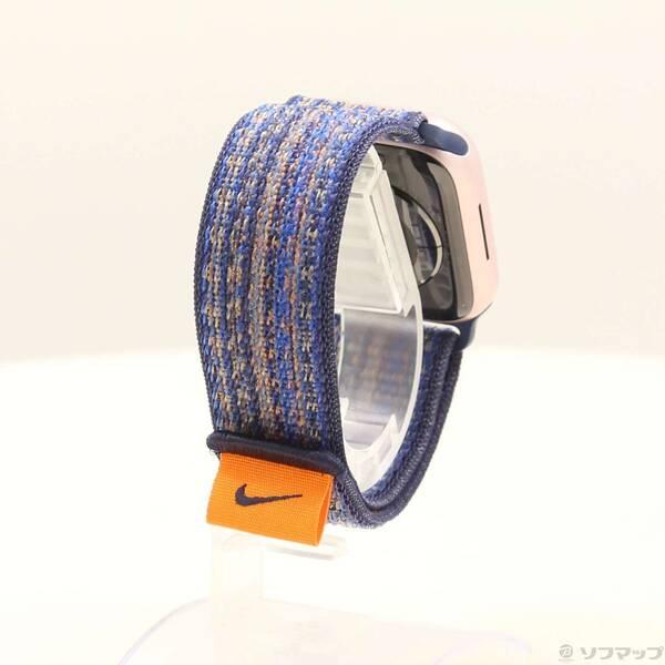 〔中古〕Apple(アップル) Apple Watch Series 9 GPS 41mm ピンクアルミニウムケース ゲームロイヤル／オレンジNikeスポーツループ〔377-ud〕 |  | 02