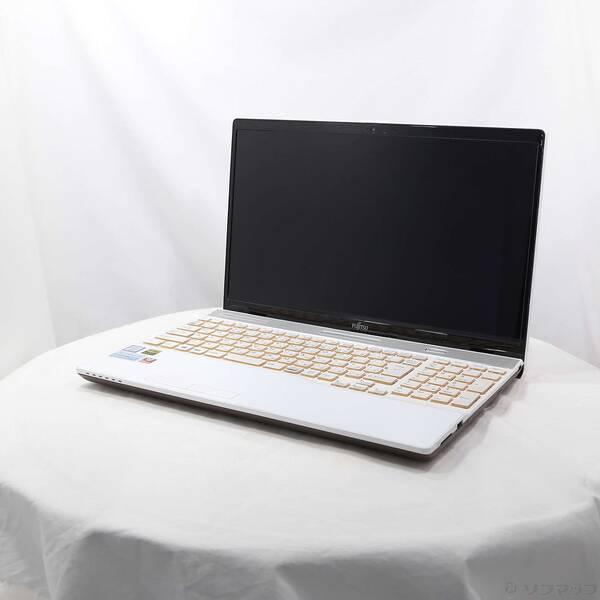 〔中古〕FUJITSU(富士通） LIFEBOOK AH53／B3 FMVA53B3W プレミアムホワイト 〔Windows 10〕〔247-ud〕 | 