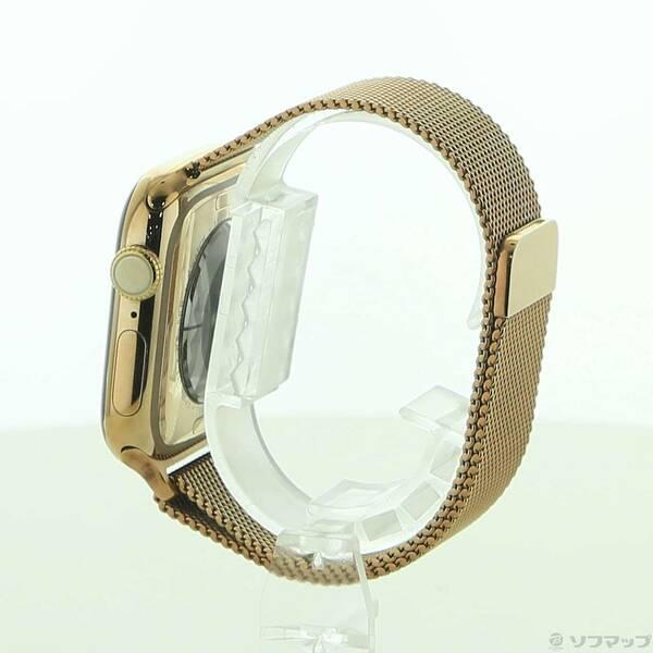 〔中古〕Apple(アップル) Apple Watch Series 10 GPS + Cellular 42mm ゴールドチタニウムケース ゴールドミラネーゼループ〔297-ud〕 |  | 01