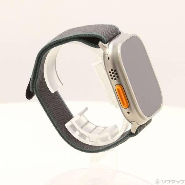〔中古〕Apple(アップル) Apple Watch Ultra 2 GPS + Cellular 49mm チタニウムケース ブルー／ブラックトレイルループ〔368-ud〕 |  | 03