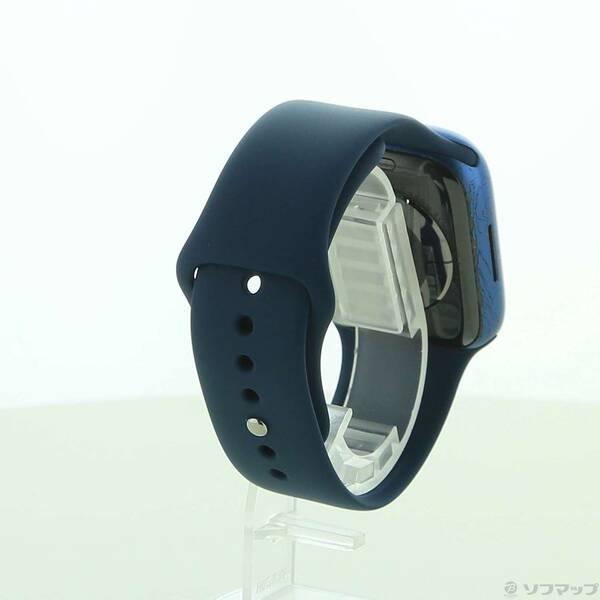 〔中古〕Apple(アップル) Apple Watch Series 7 GPS + Cellular 45mm ブルーアルミニウムケース アビスブルースポーツバンド〔344-ud〕 |  | 02
