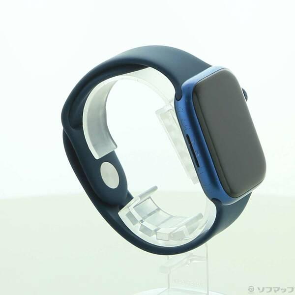 〔中古〕Apple(アップル) Apple Watch Series 7 GPS + Cellular 45mm ブルーアルミニウムケース アビスブルースポーツバンド〔344-ud〕 |  | 03