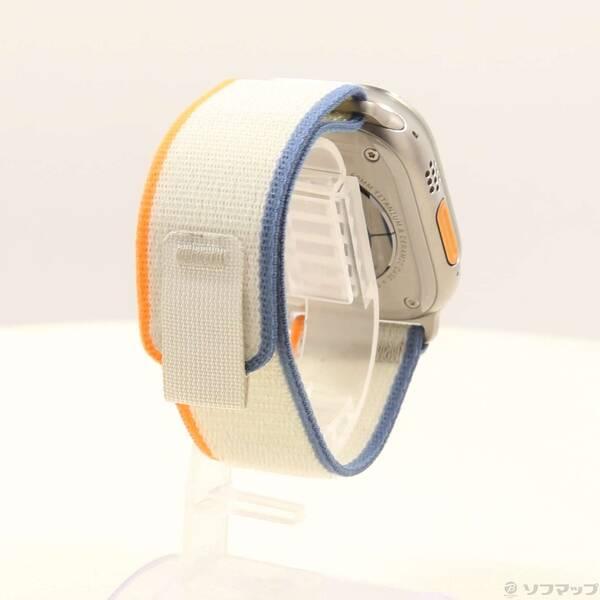 〔中古〕Apple(アップル) Apple Watch Ultra 2 GPS + Cellular 49mm チタニウムケース オレンジ／ベージュトレイルループ〔371-ud〕 |  | 02