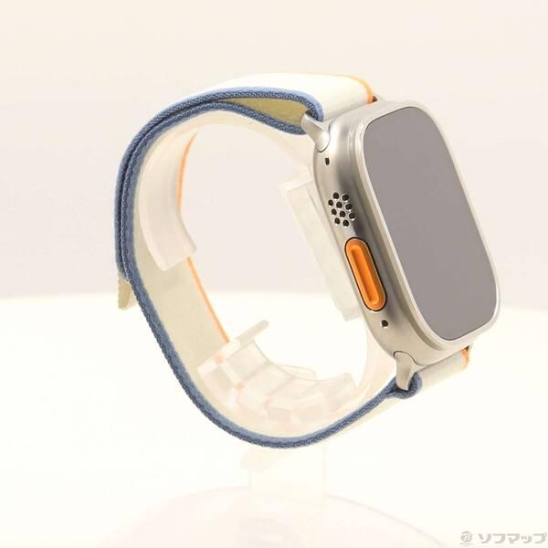 〔中古〕Apple(アップル) Apple Watch Ultra 2 GPS + Cellular 49mm チタニウムケース オレンジ／ベージュトレイルループ〔371-ud〕 |  | 03