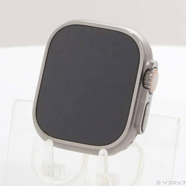 〔中古〕Apple(アップル) Apple Watch Ultra GPS + Cellular 49mm チタニウムケース バンド無し〔377-ud〕 | 