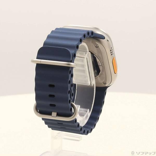 〔中古〕Apple(アップル) Apple Watch Ultra 2 GPS + Cellular 49mm チタニウムケース ブルーオーシャンバンド〔377-ud〕 |  | 02