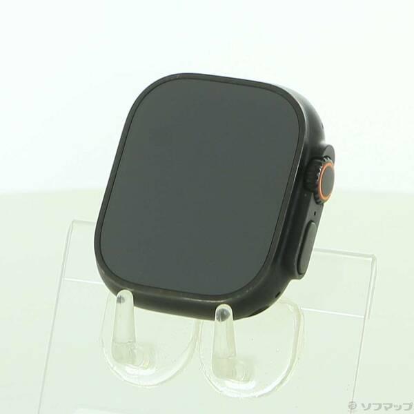 〔中古〕Apple(アップル) Apple Watch Ultra 2 GPS + Cellular 49mm ブラックチタニウムケース バンド無し〔258-ud〕 | 