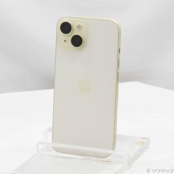 〔中古〕Apple(アップル) iPhone15 256GB イエロー MTMQ3J／A SIMフリー〔247-ud〕 | 