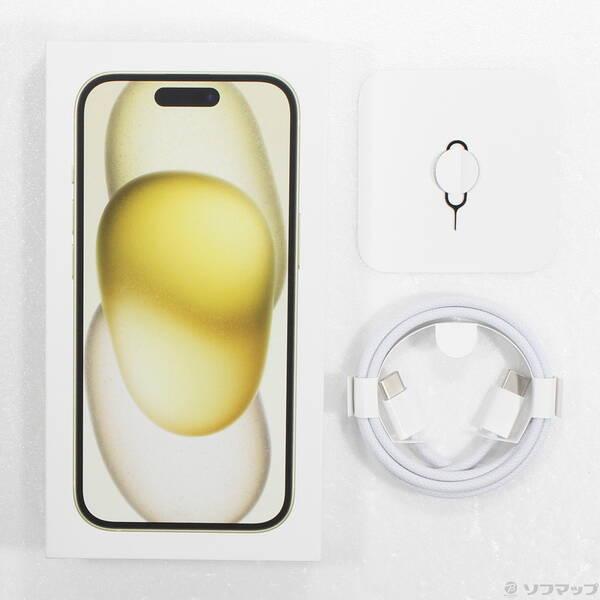〔中古〕Apple(アップル) iPhone15 256GB イエロー MTMQ3J／A SIMフリー〔247-ud〕 |  | 04
