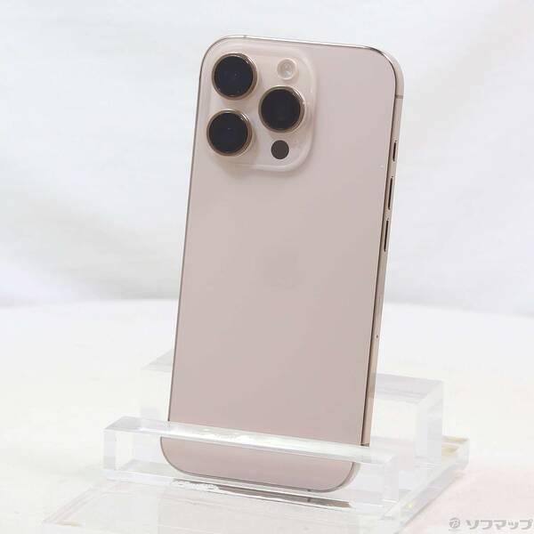 〔中古〕Apple(アップル) iPhone16 Pro 256GB デザートチタニウム MYN23J／A SIMフリー〔276-ud〕 | 