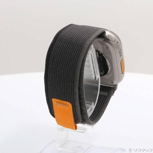 〔中古〕Apple(アップル) Apple Watch Ultra GPS + Cellular 49mm チタニウムケース ブラック／グレイトレイルループ〔258-ud〕 |  | 02