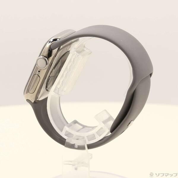 〔中古〕Apple(アップル) Apple Watch Series 10 GPS + Cellular 42mm ナチュラルチタニウムケース ストーングレイスポーツバンド〔344-ud〕 |  | 01