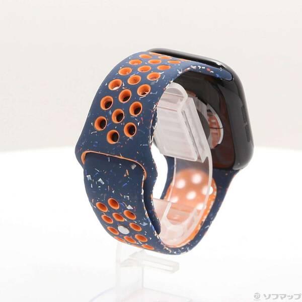 〔中古〕Apple(アップル) Apple Watch Series 10 GPS 46mm ジェットブラックアルミニウムケース ブルーフレームNikeスポーツバンド〔276-ud〕_2