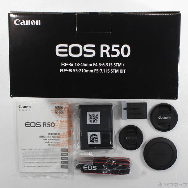 〔中古〕Canon(キヤノン) EOS R50 ダブルズームキット ホワイト〔262-ud〕 |  | 05