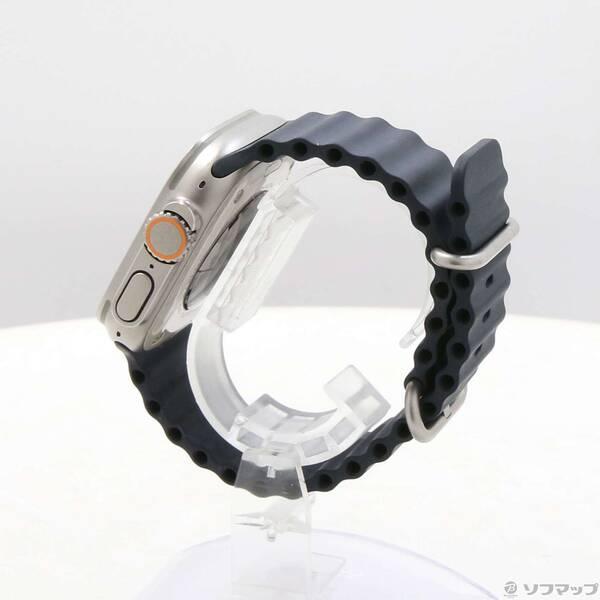 〔中古〕Apple(アップル) Apple Watch Ultra GPS + Cellular 49mm チタニウムケース ミッドナイトオーシャンバンド〔344-ud〕 |  | 01