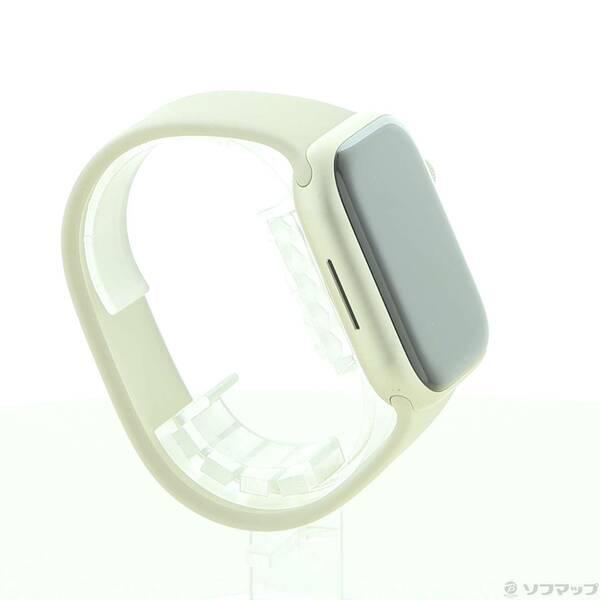 〔中古〕Apple(アップル) Apple Watch Series 8 GPS 45mm スターライトアルミニウムケース スターライトソロループ〔344-ud〕 |  | 03