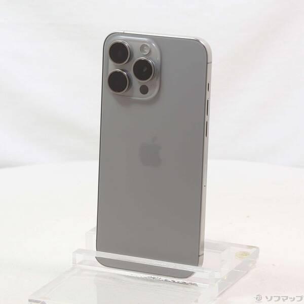〔中古〕Apple(アップル) iPhone15 Pro Max 256GB ナチュラルチタニウム MU6R3J／A SIMフリー〔377-ud〕 | 