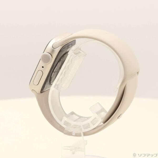 〔中古〕Apple(アップル) Apple Watch Series 9 GPS 41mm スターライトアルミニウムケース スターライトスポーツバンド〔344-ud〕 |  | 01