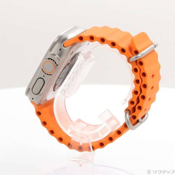 〔中古〕Apple(アップル) Apple Watch Ultra 2 GPS + Cellular 49mm チタニウムケース オレンジオーシャンバンド〔348-ud〕 |  | 01