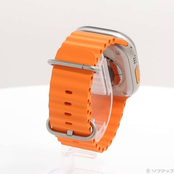 〔中古〕Apple(アップル) Apple Watch Ultra 2 GPS + Cellular 49mm チタニウムケース オレンジオーシャンバンド〔348-ud〕 |  | 02