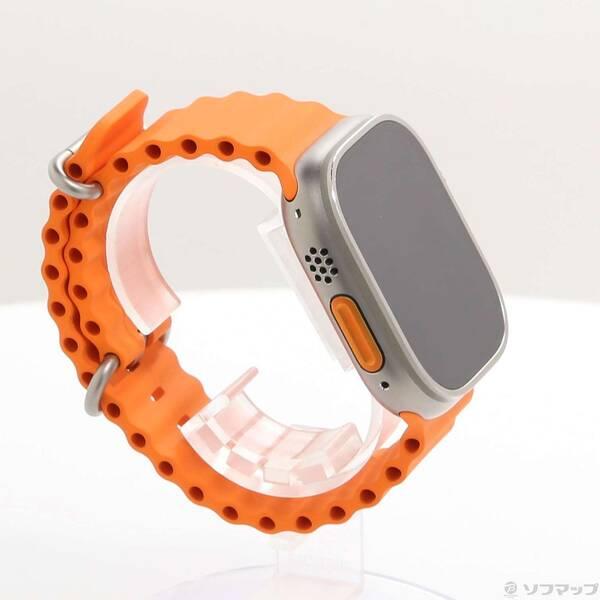 〔中古〕Apple(アップル) Apple Watch Ultra 2 GPS + Cellular 49mm チタニウムケース オレンジオーシャンバンド〔348-ud〕 |  | 03