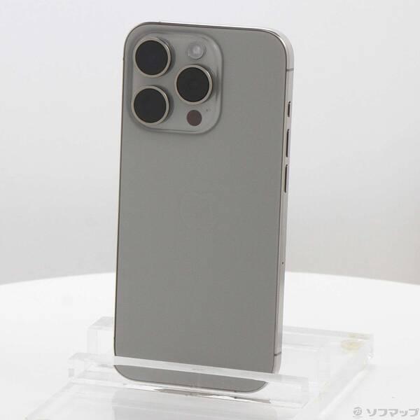 〔中古〕Apple(アップル) iPhone15 Pro 128GB ナチュラルチタニウム MTU93J／A SIMフリー〔377-ud〕 | 