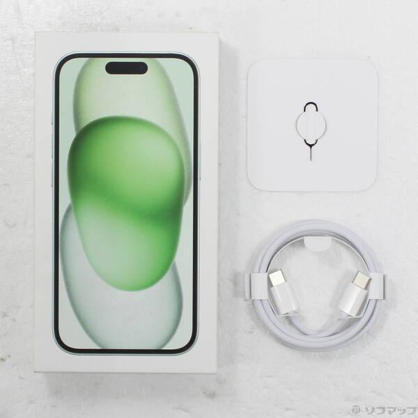 中古〕Apple(アップル) iPhone15 256GB グリーン MTMT3J／A SIMフリー
