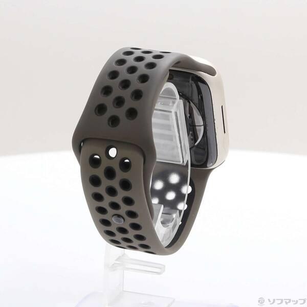〔中古〕Apple(アップル) Apple Watch Series 8 GPS 45mm スターライトアルミニウムケース オリーブグレイ／ブラックNikeスポーツバンド〔276-ud〕 |  | 02
